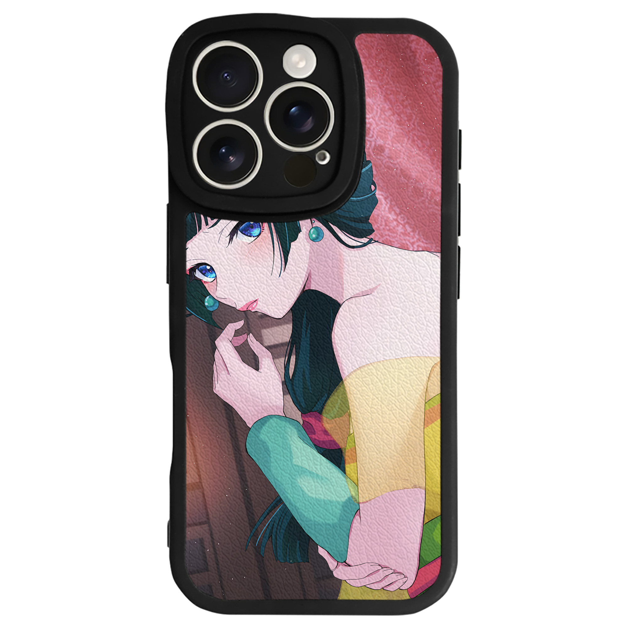（画像用） 薬屋のひとりごと The Apothecary Diaries 【iPhone 16シリーズ対応】シリコンスマホケース（レザー調） 材質：シリコン